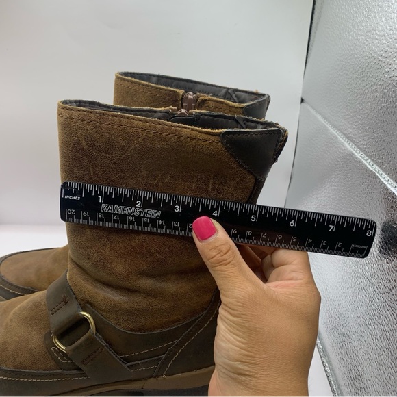 Merrell Women's Emery Buckle Boot size 6.5 mid ankle combat - Picture 3 of 9